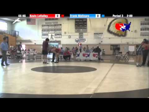 2012 Univ. WTT: 66 KG - Kevin LeValley (Minnesota Storm) vs. Frank Molinaro (Unattached)