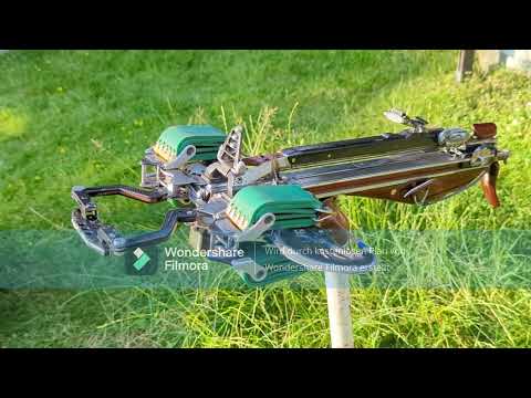 Experimentelle Armbrust - A handmade crossbow