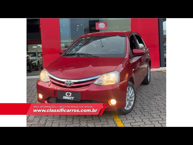 Vídeo TOYOTA ETIOS 1.5 XLS 16V FLEX 4P MANUAL