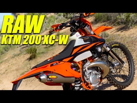 2020 KTM 200 XC-W Two Stroke RAW - Dirt Bike Magazine