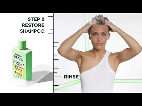 How to Use Garnier Fructis Hair Filler Strength Repair...