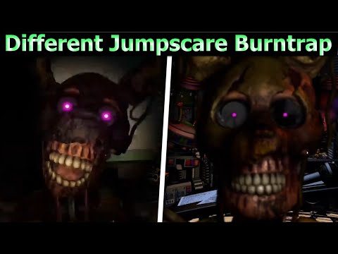 Different Jumpscare Burntrap | Fnaf Security Breach