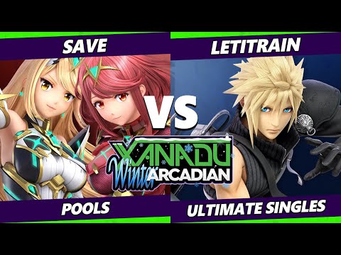 Xanadu Winter Arcadian - Save (Pyra Mythra) Vs. LetItRain (Cloud) Smash Ultimate - SSBU