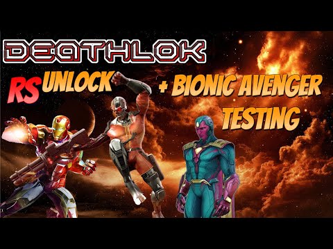 Deathlok unlock RS + Bionic Avenger Testing _ MSF - Marvel Strike Force