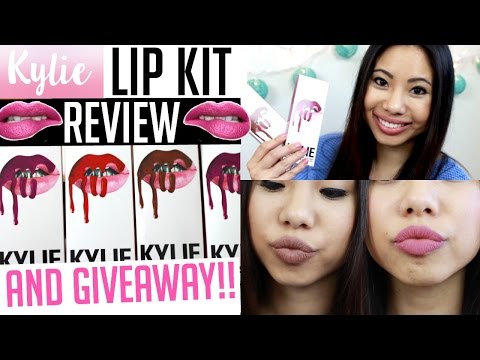 KYLIE JENNER LIP KIT REVIEW & GIVEAWAY (INTERNATIONAL) !! CLOSED Video