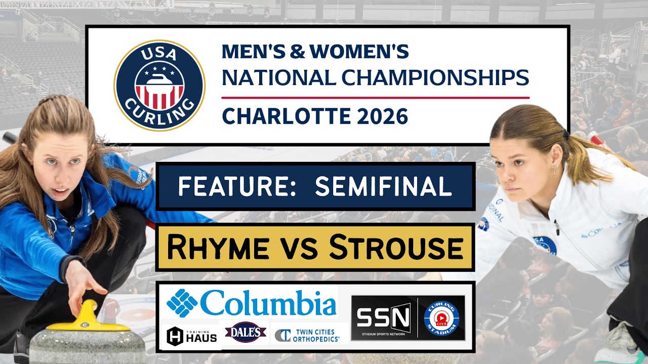 FEATURE: Delaney Strouse vs. Kim Rhyme - SEMI - USA Curling National Championships [B]