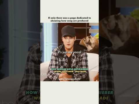 HOW SKRILLEX DIPLO JUSTIN BIEBER WHERE ARE Ü NOW WAS MADE #justinbieber #skrillex #diplo #music #fyp