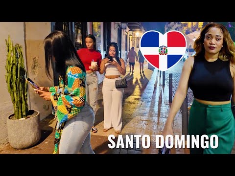 🇩🇴 Santo Domingo Nightlife District - Dominican Republic Walking Tour 4K HDR