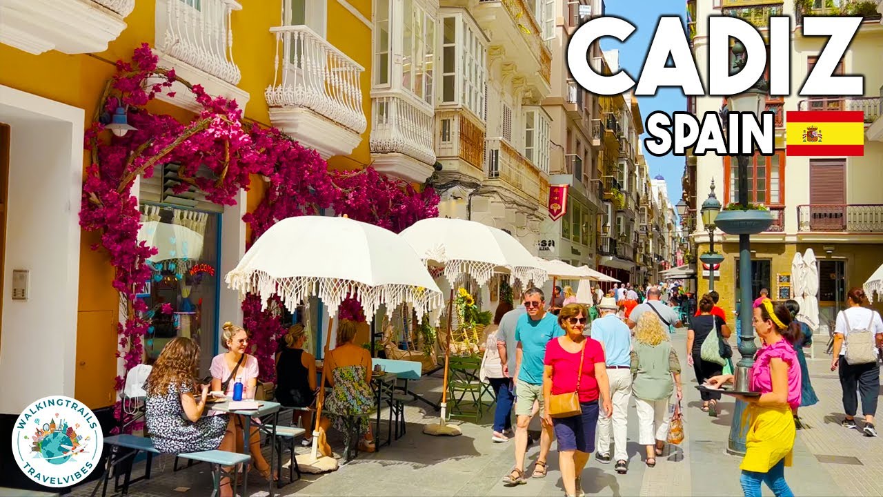 Immersive street-level walking tour through Cadiz Cathedral, Spain, showcasing authentic urban landscapes, local architecture, and the vibrant atmosphere of the city's neighborhoods