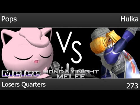 MNM 273 - Pops (Jigglypuff) vs Hulka (Sheik) Losers Quarters - Melee