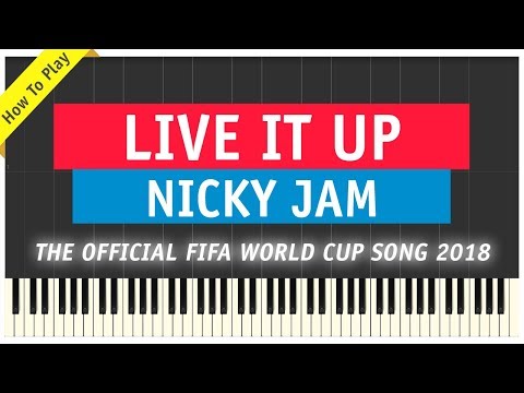 Nicky Jam - Live It Up - Piano Cover (with Sheet Music) | FIFA Song 2018 | Will Smith & Era Istrefi