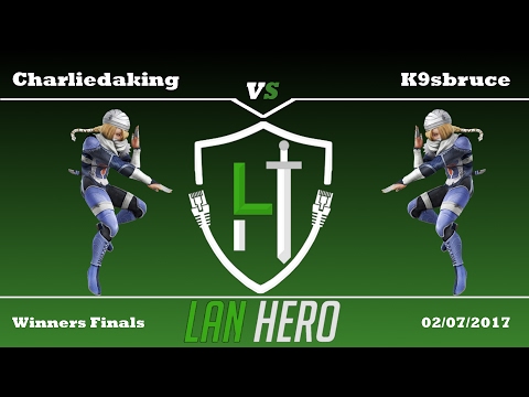 LAN Hero Tuesday #14 K9sbruce (Sheik/Diddy Kong) Vs Charliedaking (Sheik) - Winners Finals