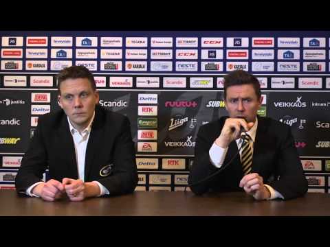 11.12.2015 Blues - Kärpät | Lehdistötilaisuus