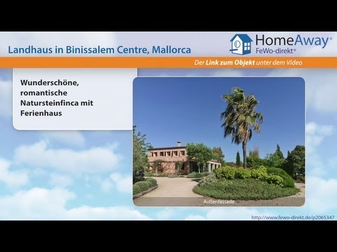 Palma de Mallorca: Wunderschöne, romantische Natursteinfinca mit Ferienhaus - FeWo-direkt.de Video