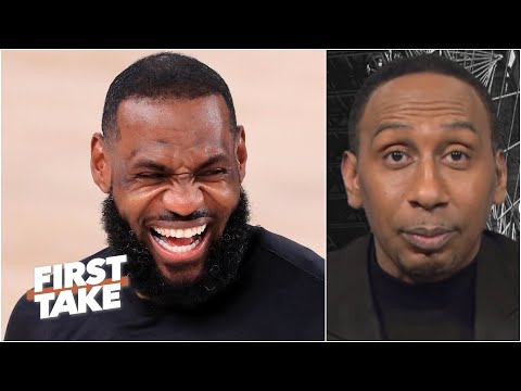Stephen A.：湖人有機會三連霸，除非哈登加入籃網 | First Take (Stephen A.: 'The Lakers have a chance to 3-peat' unless James Harden joins the Nets | First Take)