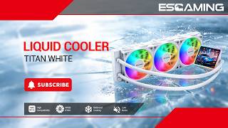 Download lagu Unboxing the ESGAMING TITAN 360 White AIO Liquid Cooler! ❄️✨ mp3