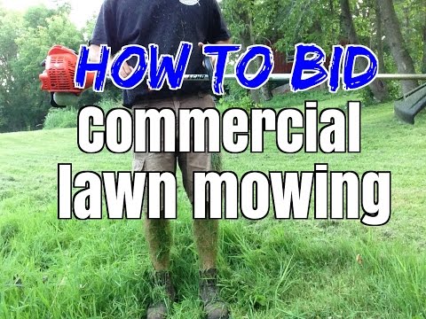 YouTube video about: How to price a lawn mowing job?