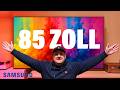 SAMSUNG QN90F Review 85 Inch Mini LED TV Better Than OLED For Home Cinema