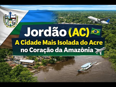 Jordão (AC): A Cidade Mais Isolada do Acre no Coração da Amazônia 🌿✈️🚤