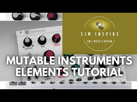 Mutable Instruments Elements (Clone) 2026 black + SILVER Grayscale Faceplate image 10