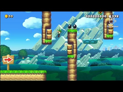 Wall Jump Ravine by GT77 SMM2