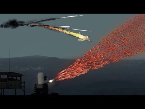 Fighter Aircraft shot down by C-RAM System - CIWS -Arma 3- Military Simulation