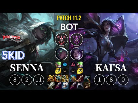 KT 5kid Senna vs Kai'Sa Bot - KR Patch 11.2