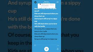 Melanie Martinez - Sippy Cup ( lyrics)