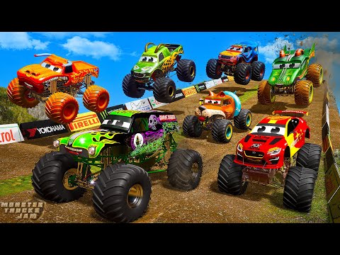 Monster Jam Madness: Epic Monster Trucks Racing & High-Speed Stunts on Forest Hill Track!