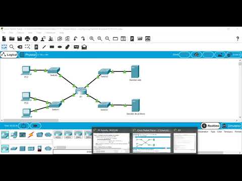7.2.1.7 Packet Tracer: configuración de ACL IPv4 estándar con nombre