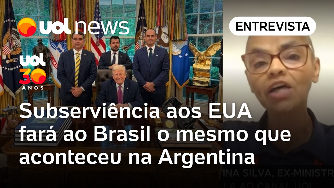 Subserviência aos EUA fará ao Brasil o mesmo que aconteceu na Argentina, diz Marina Silva