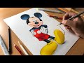 Drawing Mickey Mouse Timelapse Artology