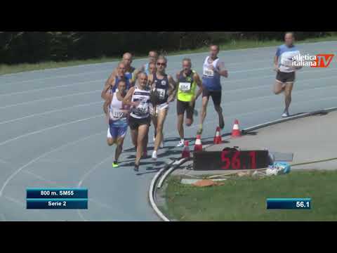 Rieti Campionati Italiani Master 2021   800mt M55 serie2