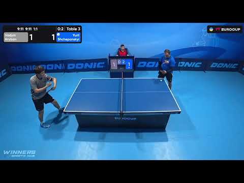 09:55 Vadym Hryban - Yurii Shchepanskyi 27.09.2023 TT Euro.Cup Ukraine Star. TABLE 3