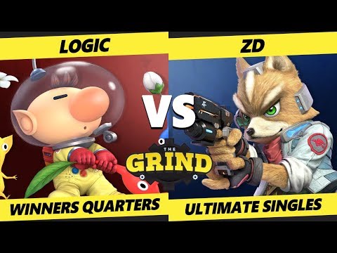 The Grind 115 Winners Quarters - Logic (Olimar) Vs. ZD (Fox) Smash Ultimate - SSBU