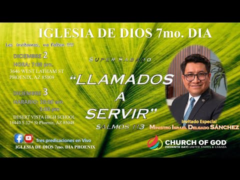 Sermon Del Viernes, - Ministro Israel Delgado Sanchez