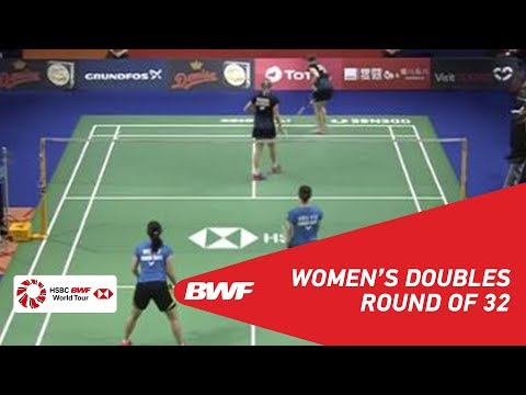 R32 | WD | HSU/WU (TPE) vs FRUERGAARD/THYGESEN (DEN) | BWF 2018