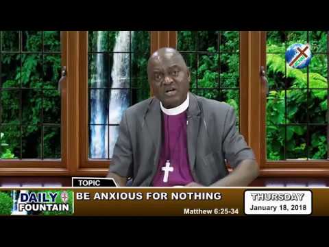 DAILY FOUNTAIN OF JANUARY 18, 2018 - RT. REV'D. OLUSEYI OYELADE