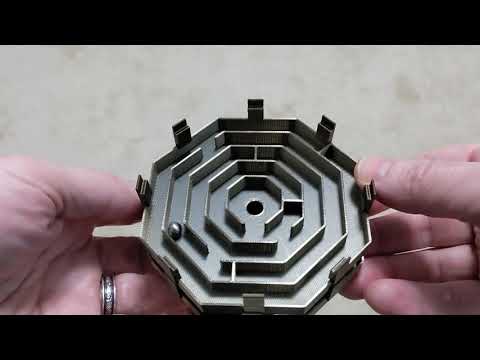 Three Tier 3D-Printed Ball Maze