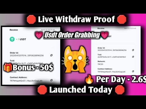 Live withdraw proof usdt and vip0 profit is 0.5usdt osam