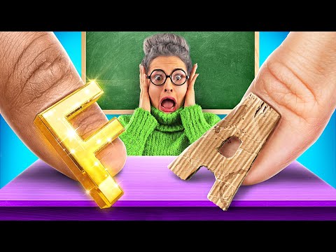 Studente Ricco e Svogliato vs Studente Povero ma in Gamba / Tipi di Studenti