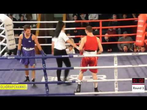 Fight 6: Jesse Nikora vs Zep Clark Lynn - Akld Boxing Tournament @ ABA Stadium August 2017
