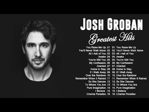 Josh Groban Greatest Hits Collection 2024 - Josh Groban Greatest Hits Full Album 2024