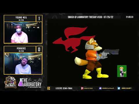 S@LT #338   SSBM   Losers Semi Final   Young Neil vs Porkers