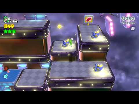 Super Mario 3D World (Switch) 9-2 Speedrun - Time: 31 (TWR)
