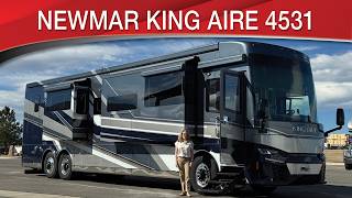 A preview image of the linked video showcasing 2024 Newmar King Aire 4531