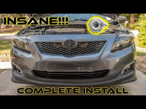 INSTALLING A TURBO ON MY COROLLA!