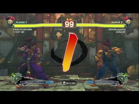 ShinAkuma204 ( AKUMA ) VS JR RODRIGUEZ ( AKUMA ) SSFIV ENDLESS BATTLE MATCH ON XBOX 360 GAMES 1-2