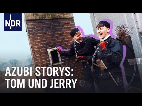 Video Thumbnail: Schornsteinfeger-Azubis Tom und Jerry müssen ran | Azubi Storys | NDR Doku