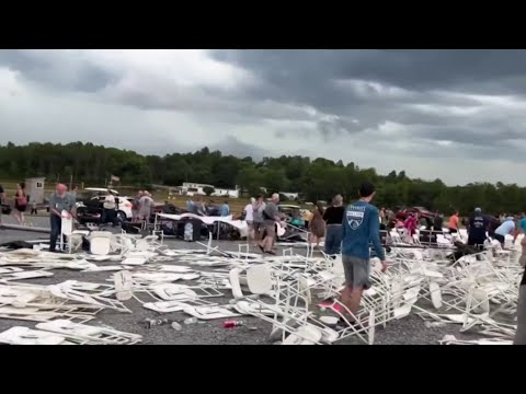 1 killed, others injured in Virginia church tent collapse amid high winds